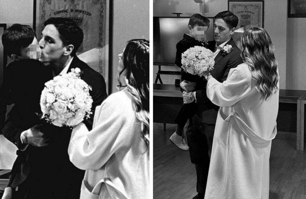 Nicolò Zaniolo e Sara Scaperrotta sposi a sorpresa a febbraio: il pancione, il figlio Tommaso, cerimonia intima Nicolò Zaniolo e Sara Scaperrotta sposi a sorpresa a febbraio: il pancione, il figlio Tommaso, cerimonia intima