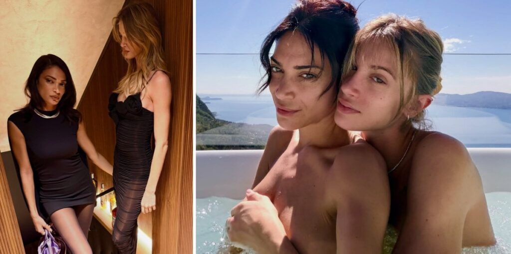 Elodie e Franceska Nuredini sempre più intime nella vasca idromassaggio col panorama mozzafiato alle spalle: foto Elodie e Franceska Nuredini sempre più intime nella vasca idromassaggio col panorama mozzafiato alle spalle: foto