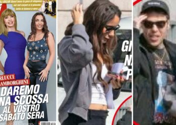 Fedez e la fidanzata Giulia Honegger paparazzati a Milano: le prime foto della 23enne col pancino