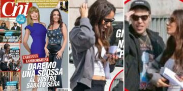 Fedez e la fidanzata Giulia Honegger paparazzati a Milano: le prime foto della 23enne col pancino