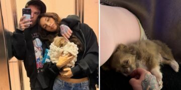 Fedez pubblica una rara immagine con la fidanzata Giulia Honegger e svela il pancino: sarà padre per la terza volta, è ufficiale