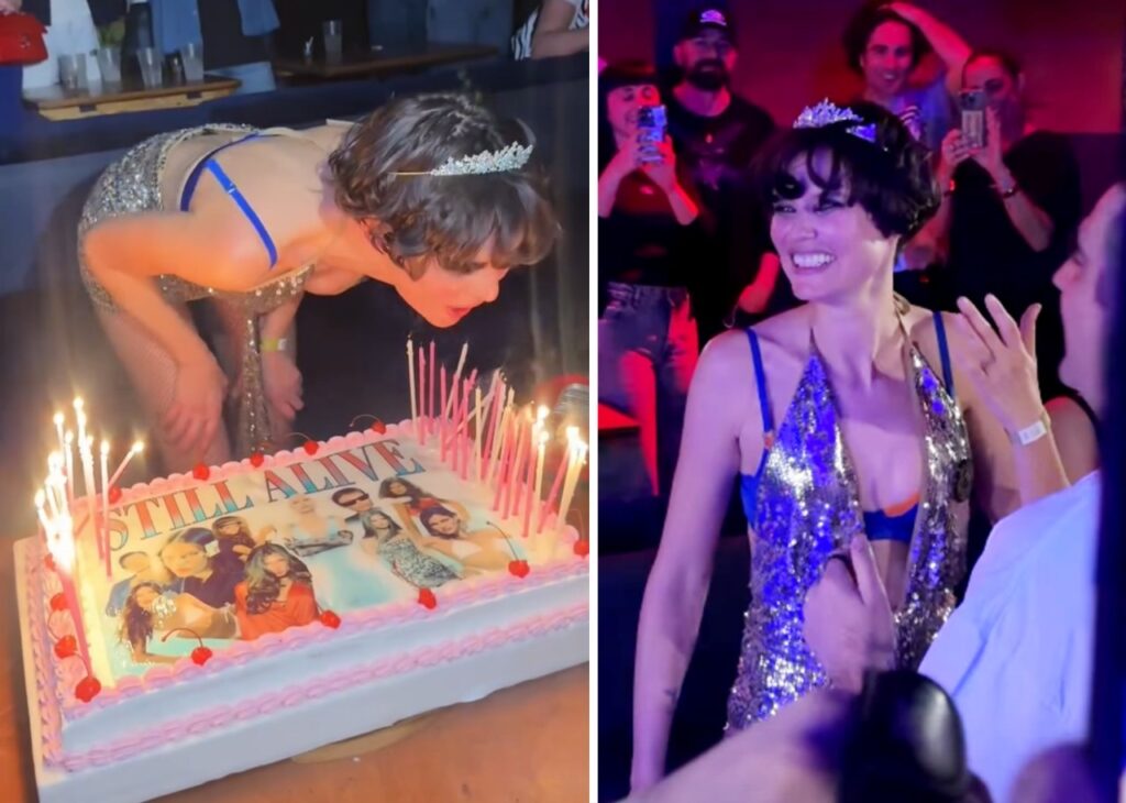 Bianca Balti festeggia 42 anni con un party anni '90