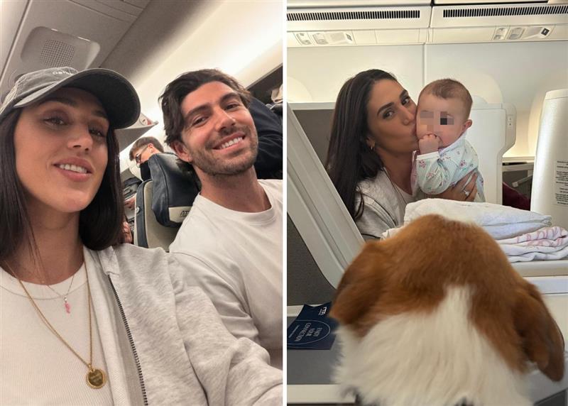 Cecilia Rodriguez e Ignazio Moser volano in Argentina con la piccola Clara