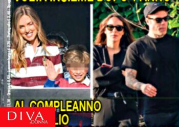 Fedez non era assente alla festa di compleanno del figlio Leone: è andato con Giulia Honegger, foto