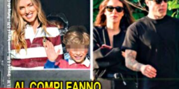 Fedez non era assente alla festa di compleanno del figlio Leone: è andato con Giulia Honegger, foto