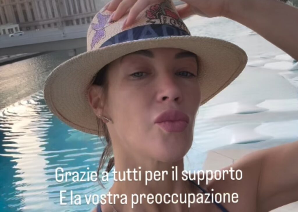 ''Io ho appena fatto le mie 100 vasche'': Ludmilla Radchenko dalla piscina aggiorna tutti sulla situazione a Dubai
