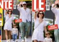Raoul Bova e Beatrice Arnera passeggiano a Roma con la figlia di lei: sono già una famiglia, guarda