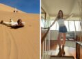 Chiara Ferragni ancora in Africa tra sandboarding nel deserto e panorami mozzafiato Chiara Ferragni ancora in Africa tra sandboarding nel deserto e panorami mozzafiato