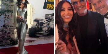 ''Tu sei una dea e meriti il meglio'': Elisabetta Gregoraci con l’abito argento al Goodwill Ambassador Award Gala a Monte Carlo, guarda