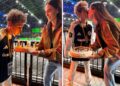 Melissa Satta celebra il ‘pre compleanno’ del figlio Maddox durante una partita della King League Italia Melissa Satta celebra il ‘pre compleanno’ del figlio Maddox durante una partita della King League Italia