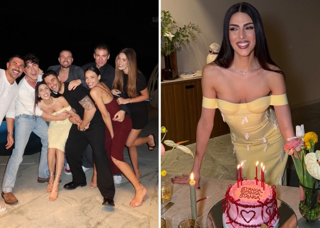 ''Stanca, stanca, stanca'': Giulia Salemi festeggia 33 anni con una torta con l’insolita scritta, party insieme a ex gieffini, foto
