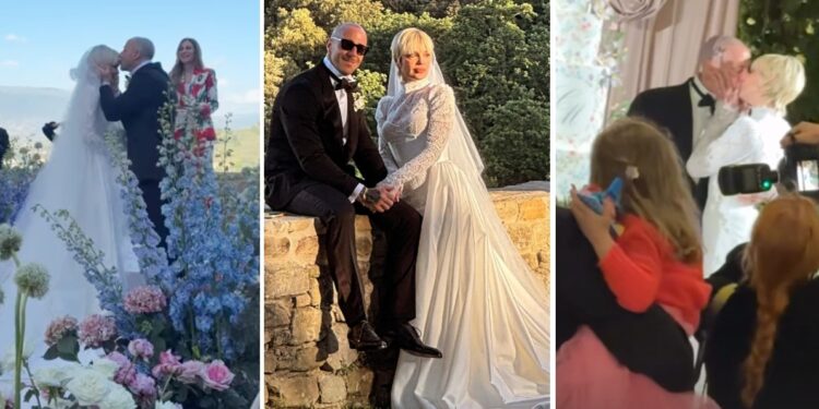 Micaela Ramazzotti ha sposato il personal trainer Claudio Pallitto in Umbria: guarda le foto delle nozze