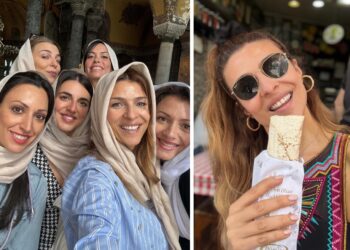 Cristina Chiabotto a Istanbul con le amiche
