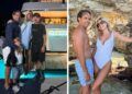 Simone Inzaghi e Gaia Lucariello in vacanza in Grecia con i figli