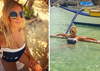 Selvaggia Lucarelli nelle Filippine: 'Ho perso quattro chili'