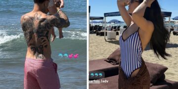 Giulia De Lellis e Tony Effe: a Forte dei Marmi il primo weekend da genitori con la figlia Priscilla